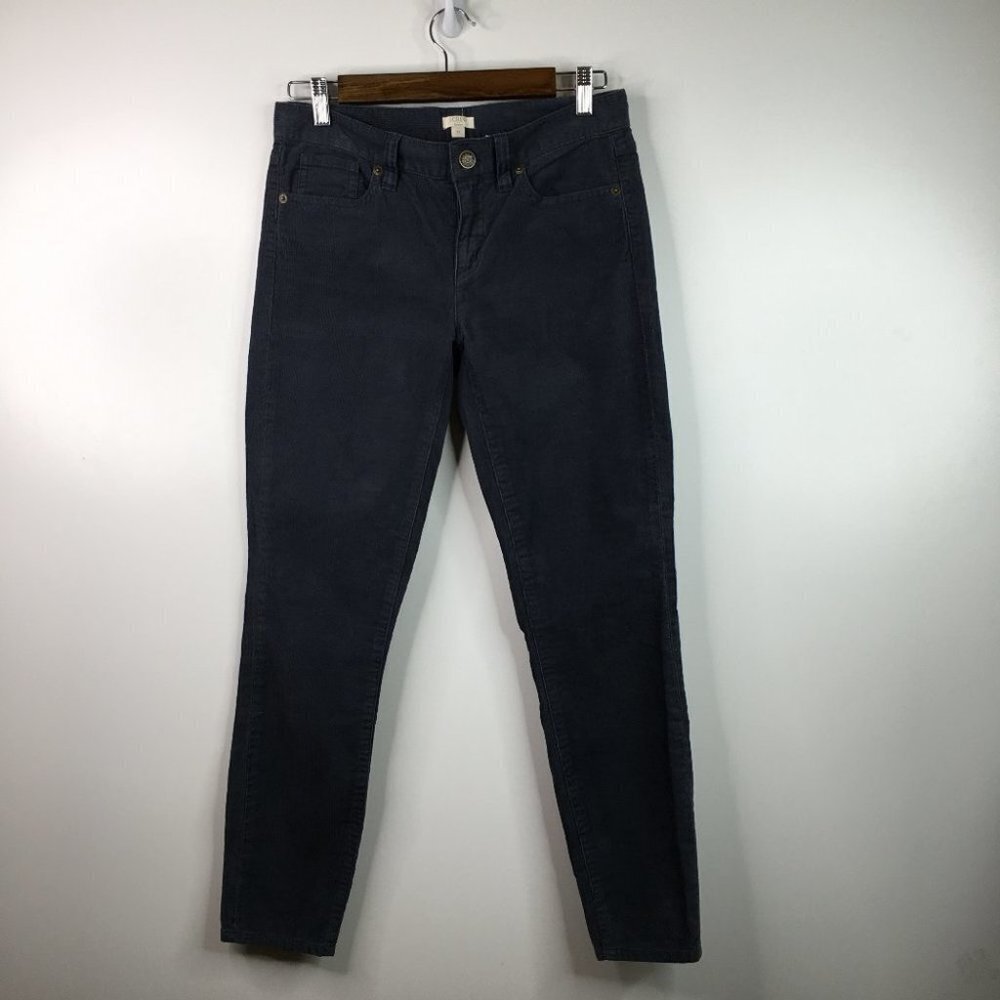 J Crew Gray Stretch Corduroys